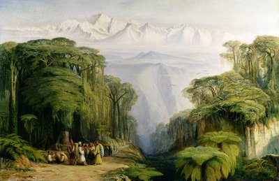 Kinchinjunga from Darjeeling, 1879 by Edward Lear